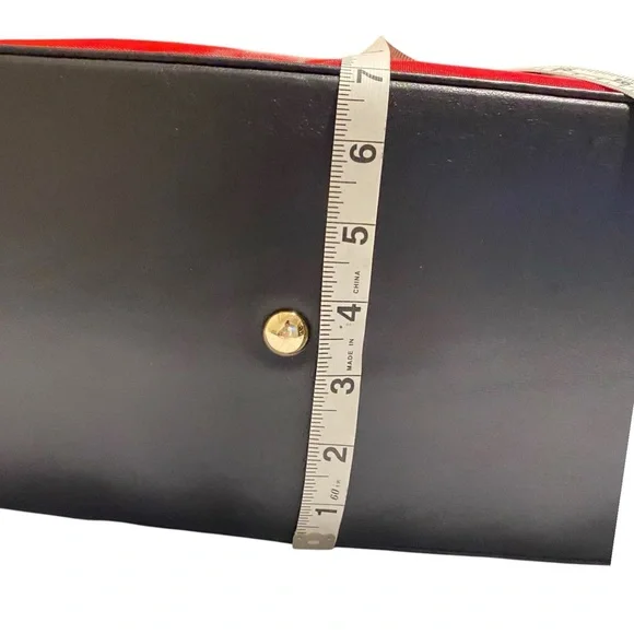 Rare The M Bag NYC Red Tote Zip Carryall Techwear Red Nylon Utility Travel Bag - Picture 8 of 16